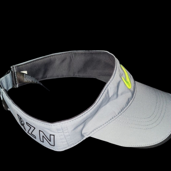 Nike Golf Blue Visor Hat  Vapor RZN Yellow Embroidered  Swoosh EUC - Picture 3 of 10